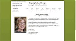 Desktop Screenshot of drippingspringstherapy.com